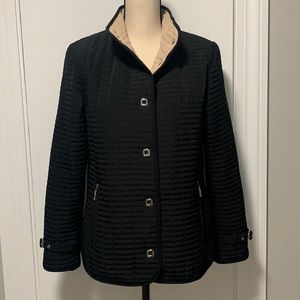 GALLERY Black Quilted Jacket